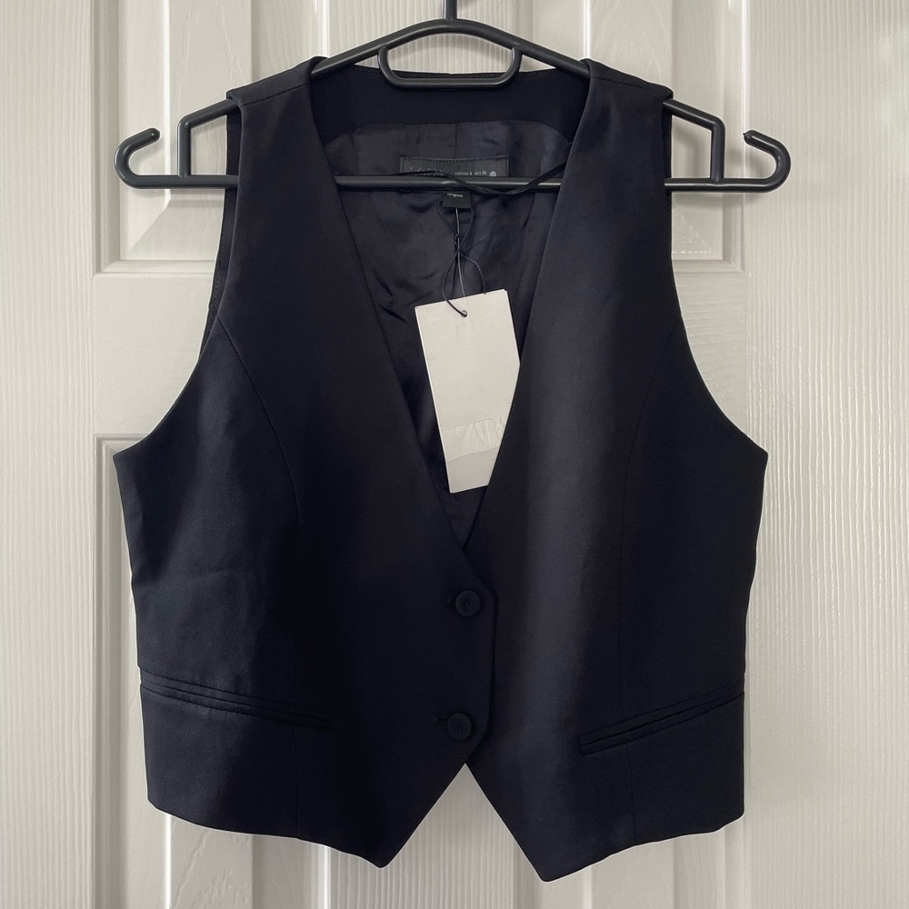 Zara Classic Black Women's Vest